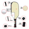 fiberglass pickleball paddle