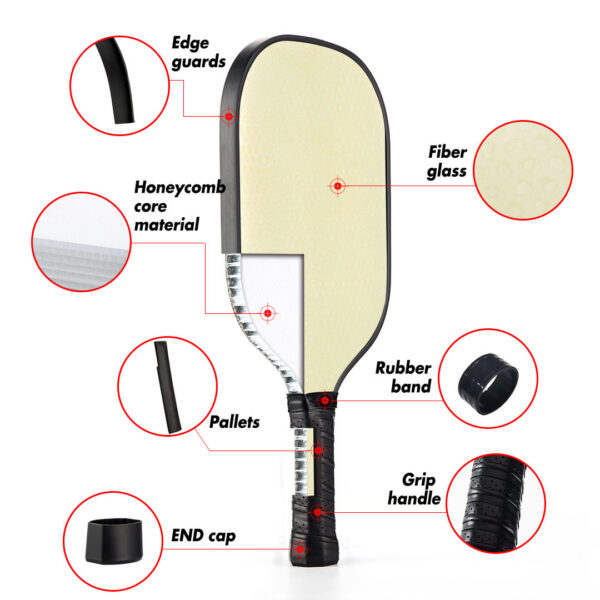 fiberglass pickleball paddle