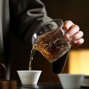 Glass Tea Server with Spout