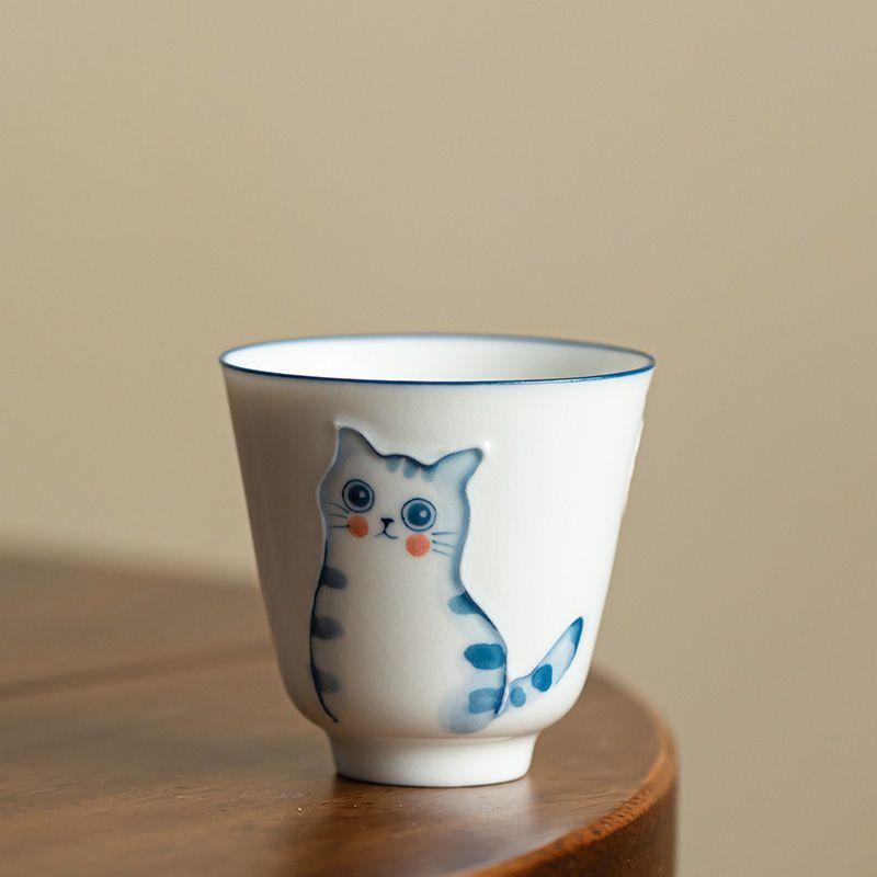 Ceramic Cat Cup